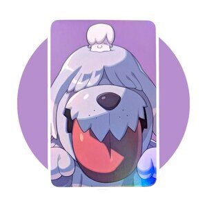 Pokemon Lomo Art Card (M42): Greavard, 3.25 in.